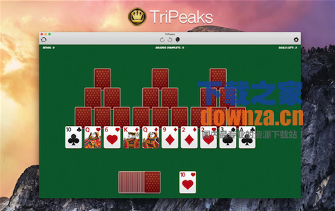 TriPeaks for Mac截图