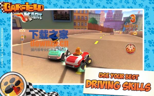 加菲猫卡丁车Mac版截图