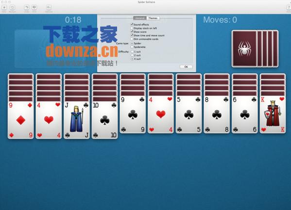 蜘蛛纸牌for mac下载截图