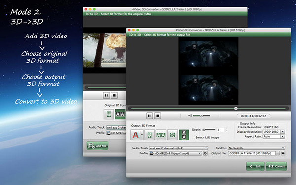 4Videosoft 3D Converter for Mac截图