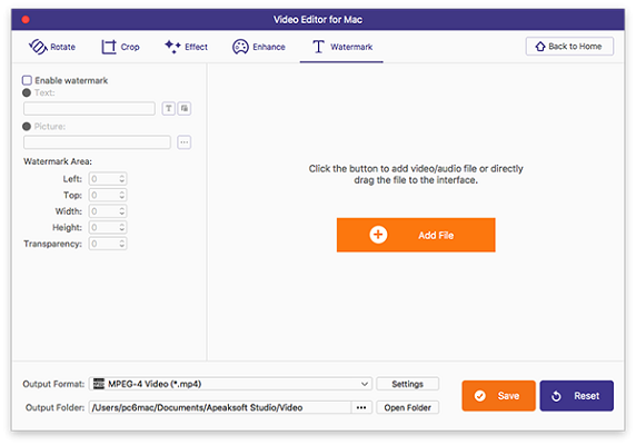 Apeaksoft Video Editor截图