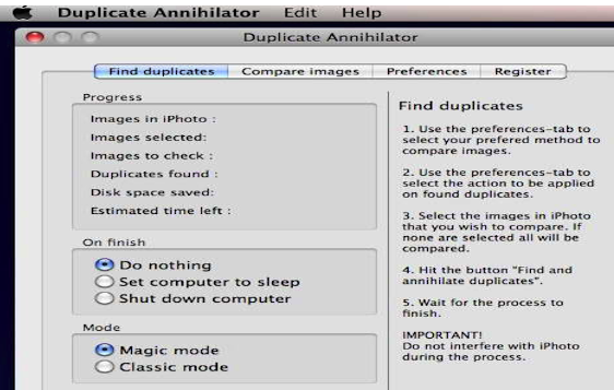 Duplicate Annihilator For Mac截图