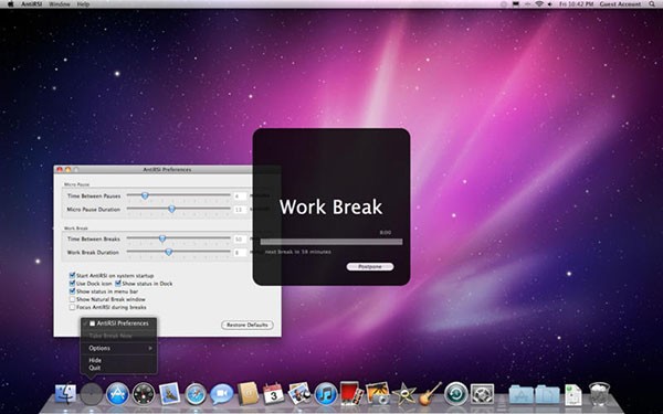 AntiRSI For Mac截图