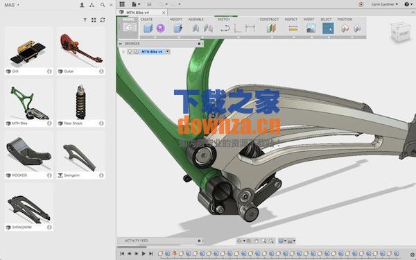 Fusion 360 for mac截图