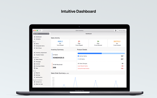 Zoho Inventory截图