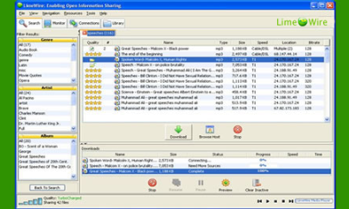 LimeWire Mac截图