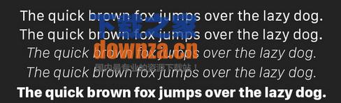 San Francisco字体截图