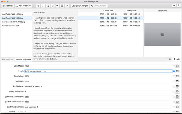 File Property Edit截图