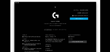 罗技GHUB截图