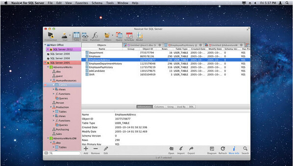 Navicat for SQL Server 11 Mac版