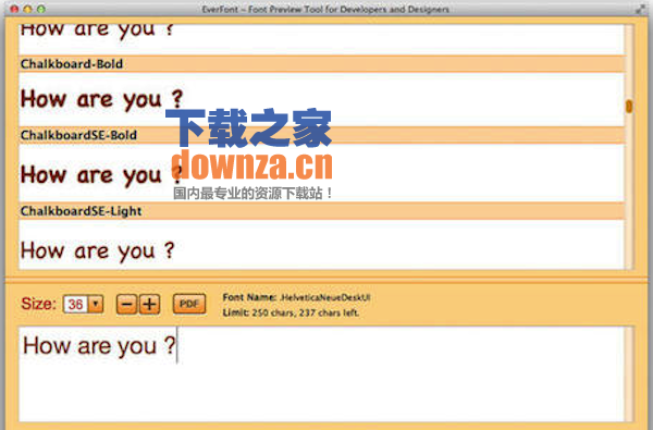 EverFont PRO Mac版截图