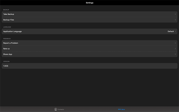 联系人管理器截图