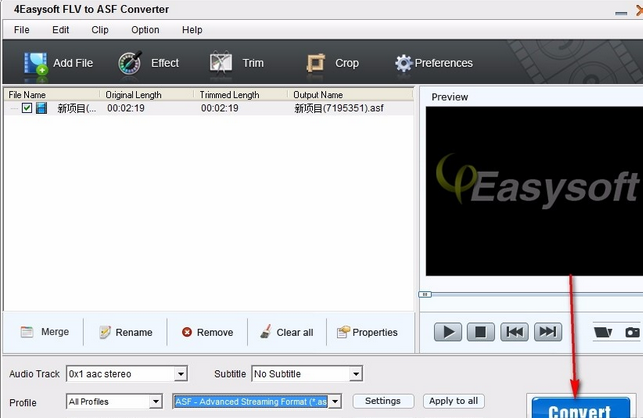 4Easysoft Mac FLV to ASF Converter截图