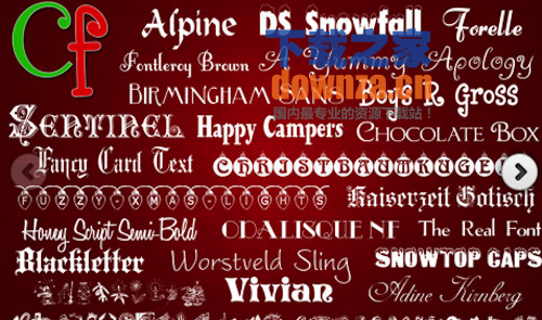 Christmas字体Mac版