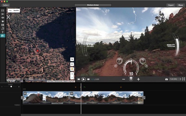 Garmin VIRB Edit截图