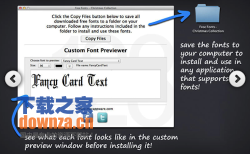 Christmas字体Mac版截图