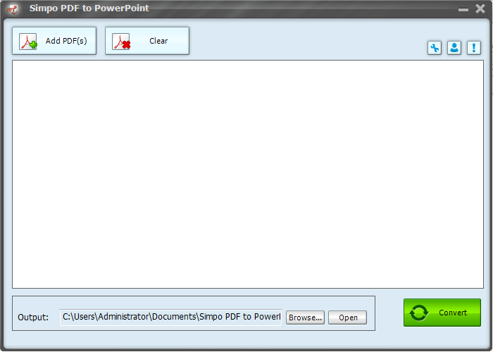 Simpo PDF to PowerPoint For Mac截图