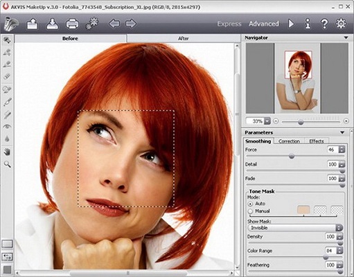 AKVIS MakeUp截图