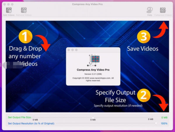 Compress Any Video pro Mac截图