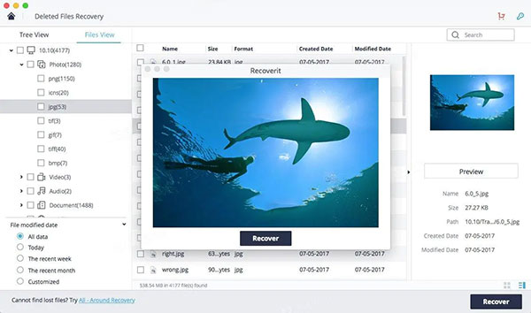 Wondershare Recoverit截图