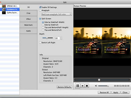 Aiseesoft HD Converter for Mac截图
