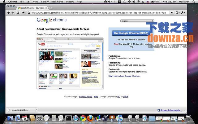谷歌浏览器Mac版截图