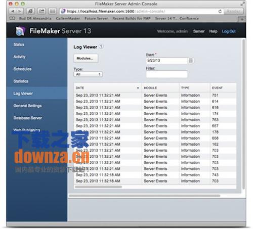 FileMaker Server 13 Mac版截图