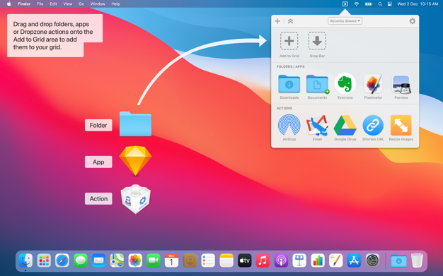 Dropzone 4 Mac截图
