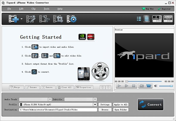 Tipard iPhone Video Converter for Mac截图