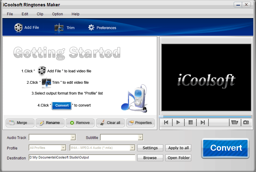 iCoolsoft Ringtones Maker截图