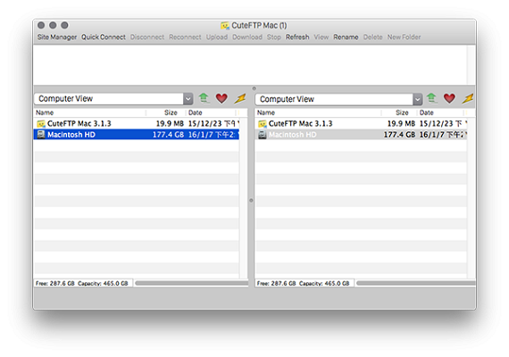 CuteFTP截图