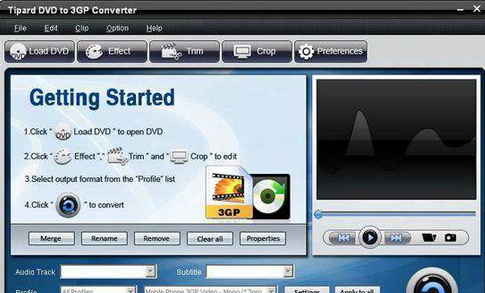 Tipard DVD to 3GP Converter for Mac截图