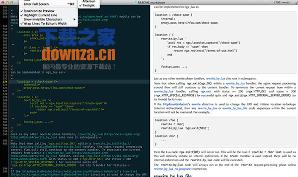 MacDown for mac截图