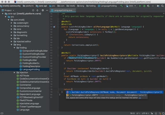 intellij idea Mac版截图
