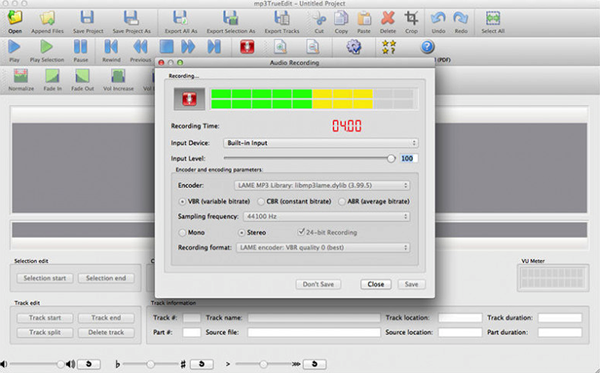 mp3TrueEdit Mac截图