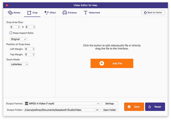 Apeaksoft Video Editor截图