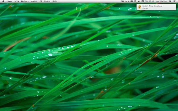 Battery Time Remaining For Mac截图