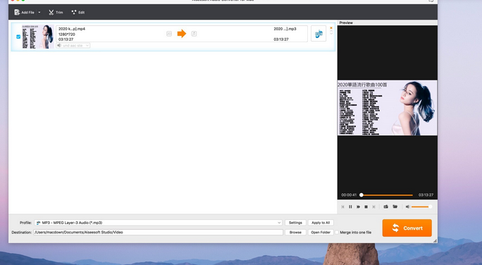 Aiseesoft Audio Converter for Mac截图
