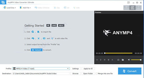 AnyMP4 iPhone Video Converter for Mac截图