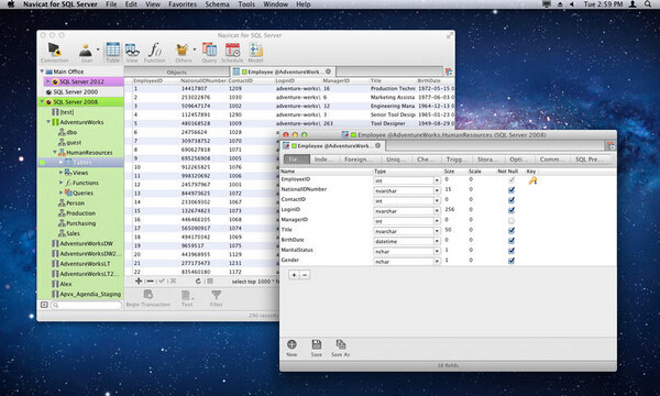 Navicat for SQL Server For Mac截图