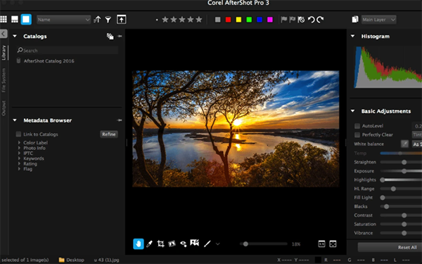 Corel AfterShot Pro截图
