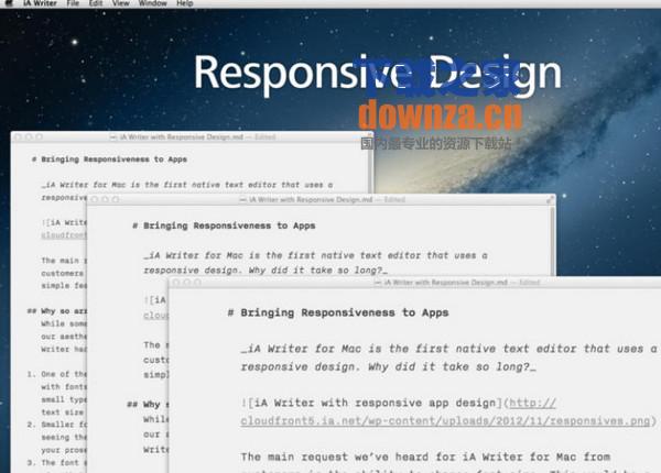 ia writer mac版截图