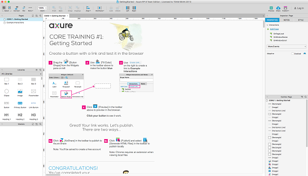 Axure RP Mac版截图