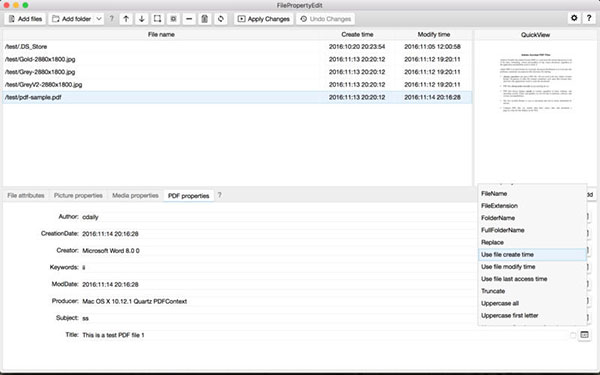 File Property Edit截图