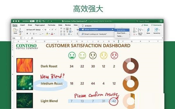 Microsoft Excel 2016截图