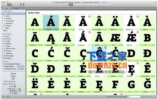 Glyphs Mac版截图