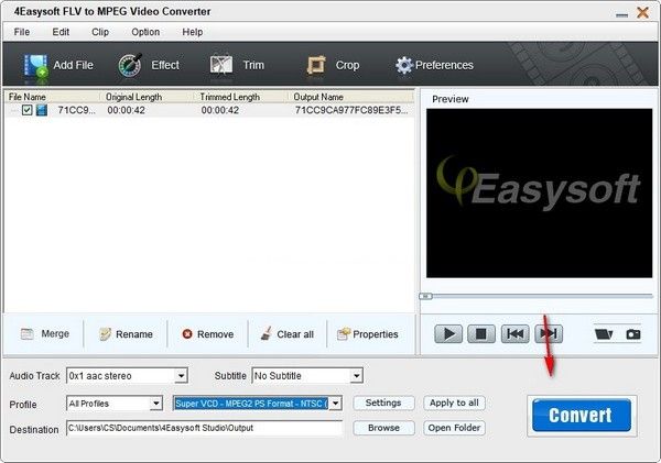 4Easysoft Mac FLV to MPEG Video Converter截图
