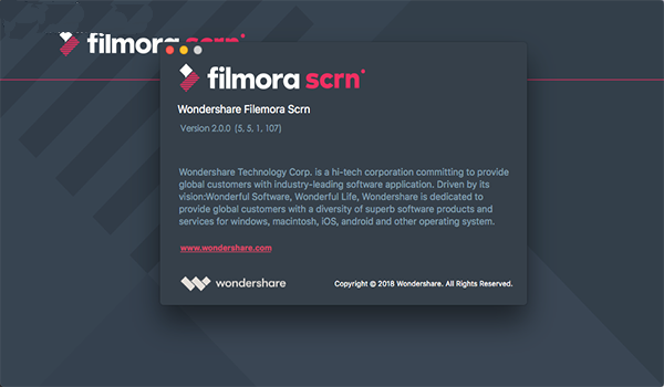 Wondershare Filmora Scrn截图