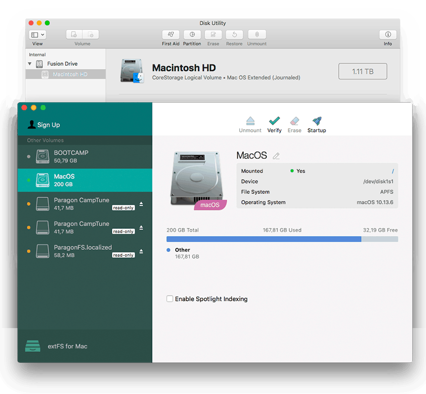 Paragon ExtFS For Mac截图