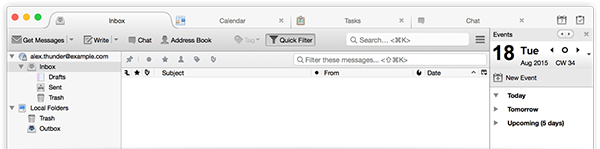 Mozilla Thunderbird for Mac截图